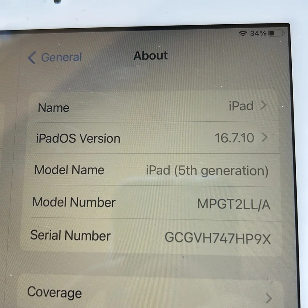 iPad 5th Generation 32gb - Excellent Condition